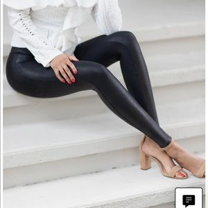 Spanx Faux Leather Leggings